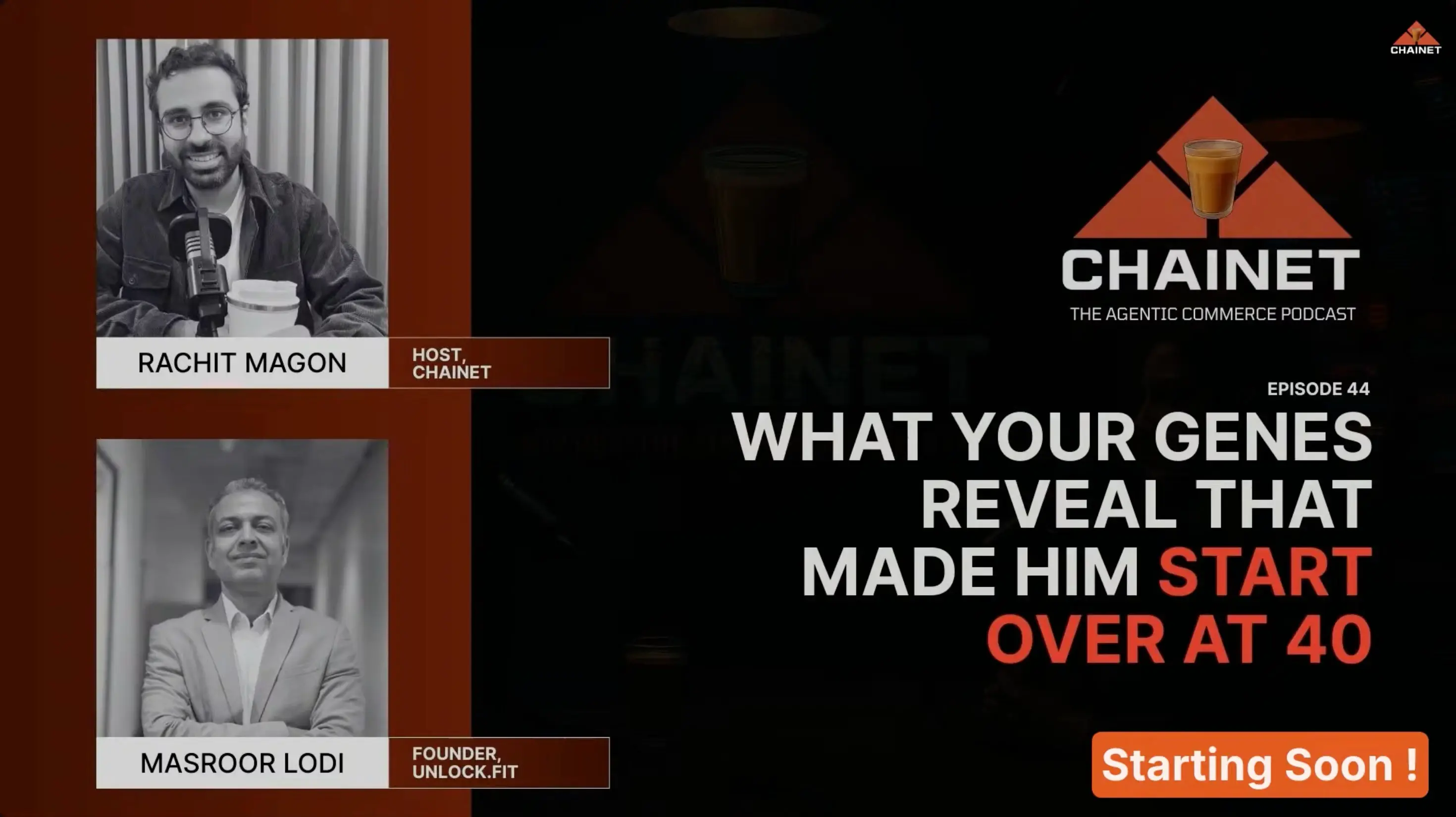 Masroor Lodi: How DNA Testing Changed Everything - Building Unlock.fit | ChaiNet